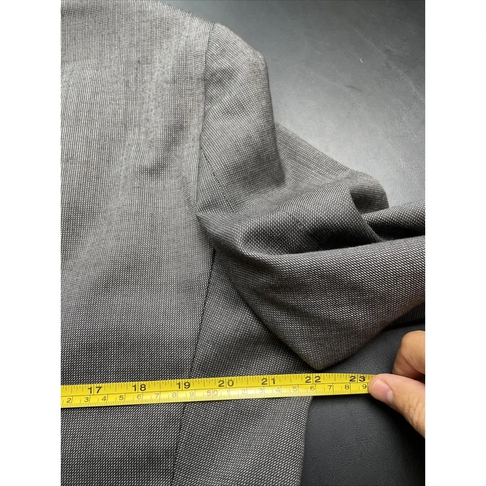 Bonobos Gray 42R Lanificio Comero Flexa Fabric Athletic Fit Patch Pockets Blazer
